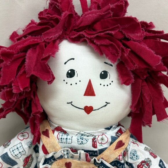 22” Vintage Rag Doll Handmade Raggedy Ann From 1999 - Picture 2 of 9